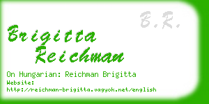 brigitta reichman business card